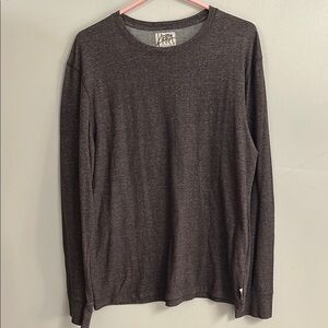 Men's Gray Long Sleeve Shirt